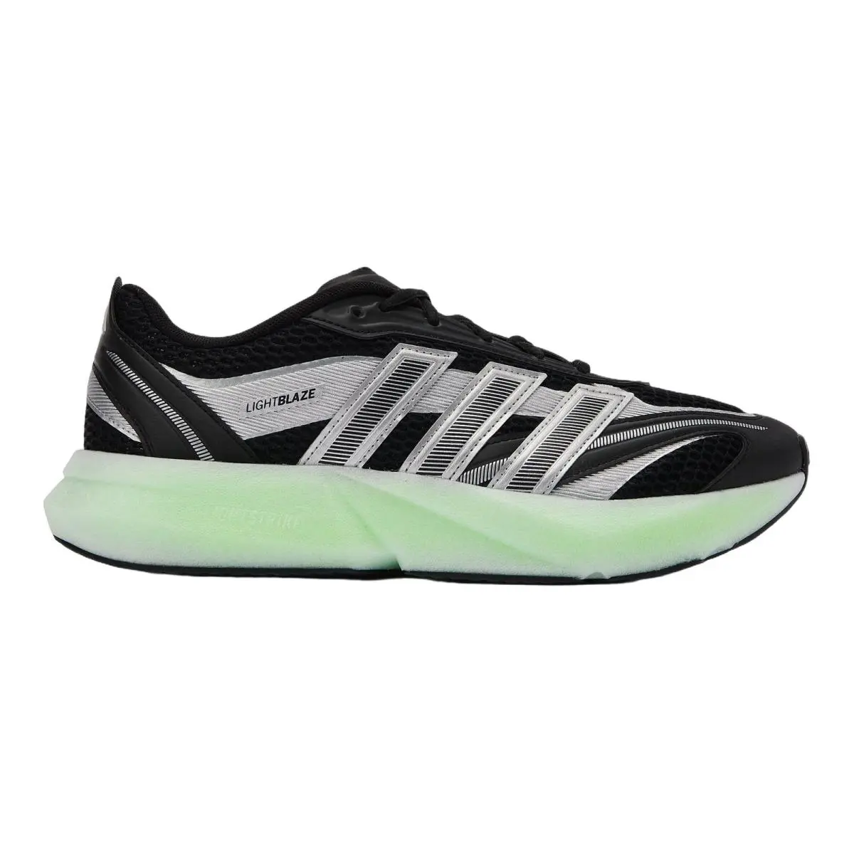 Lightblaze Competition Running Shoes Sneakers Mens Size 8-14 Cloud White / Silver Metallic / Core Black by Adidas