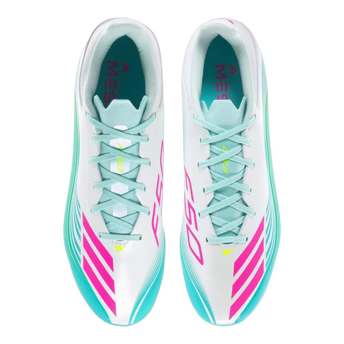 Adidas shoes - ADIDAS F50 League Low FG Messi - Gold/White/Black 31