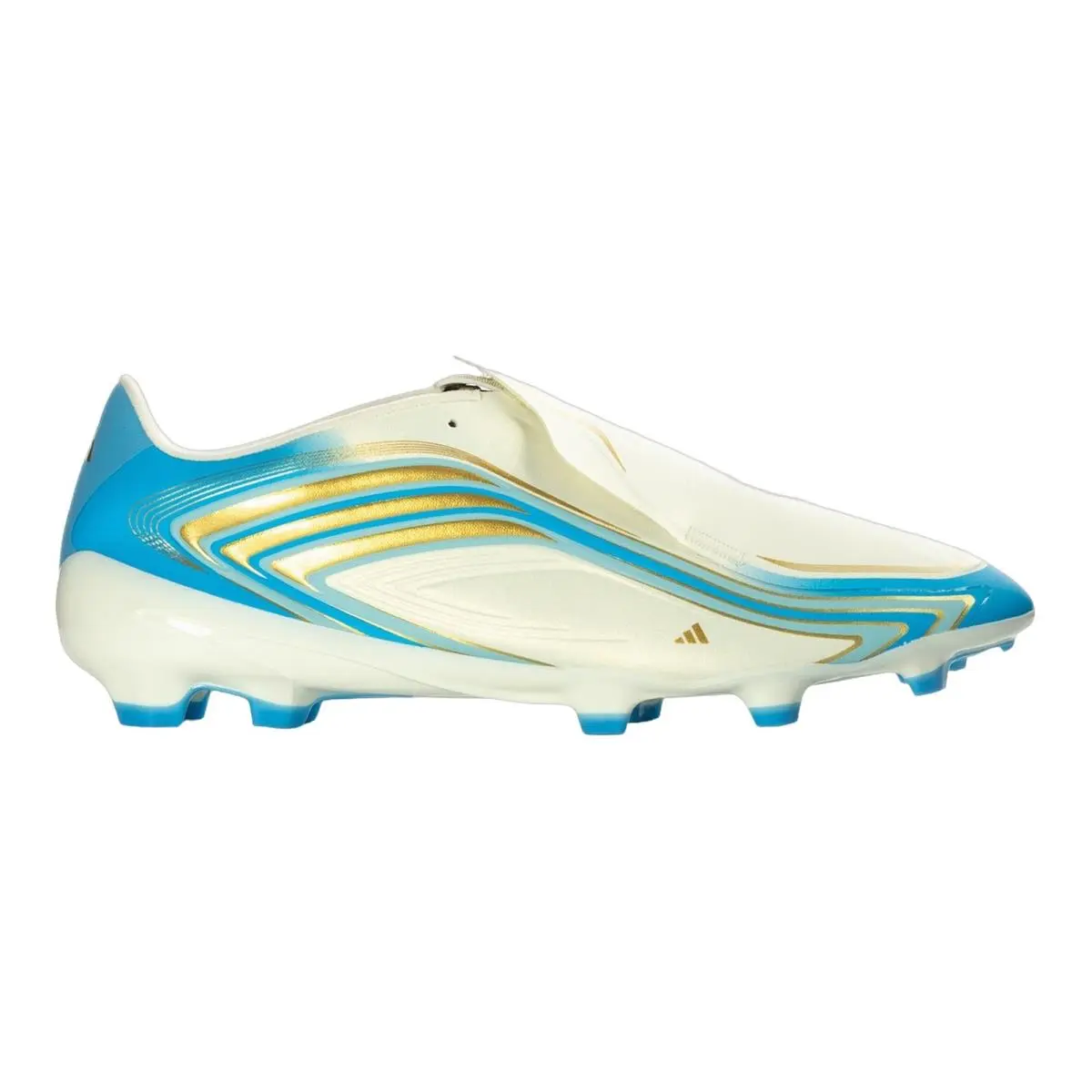 Adidas shoes - ADIDAS F50 League Low FG Messi - Gold/White/Black 9