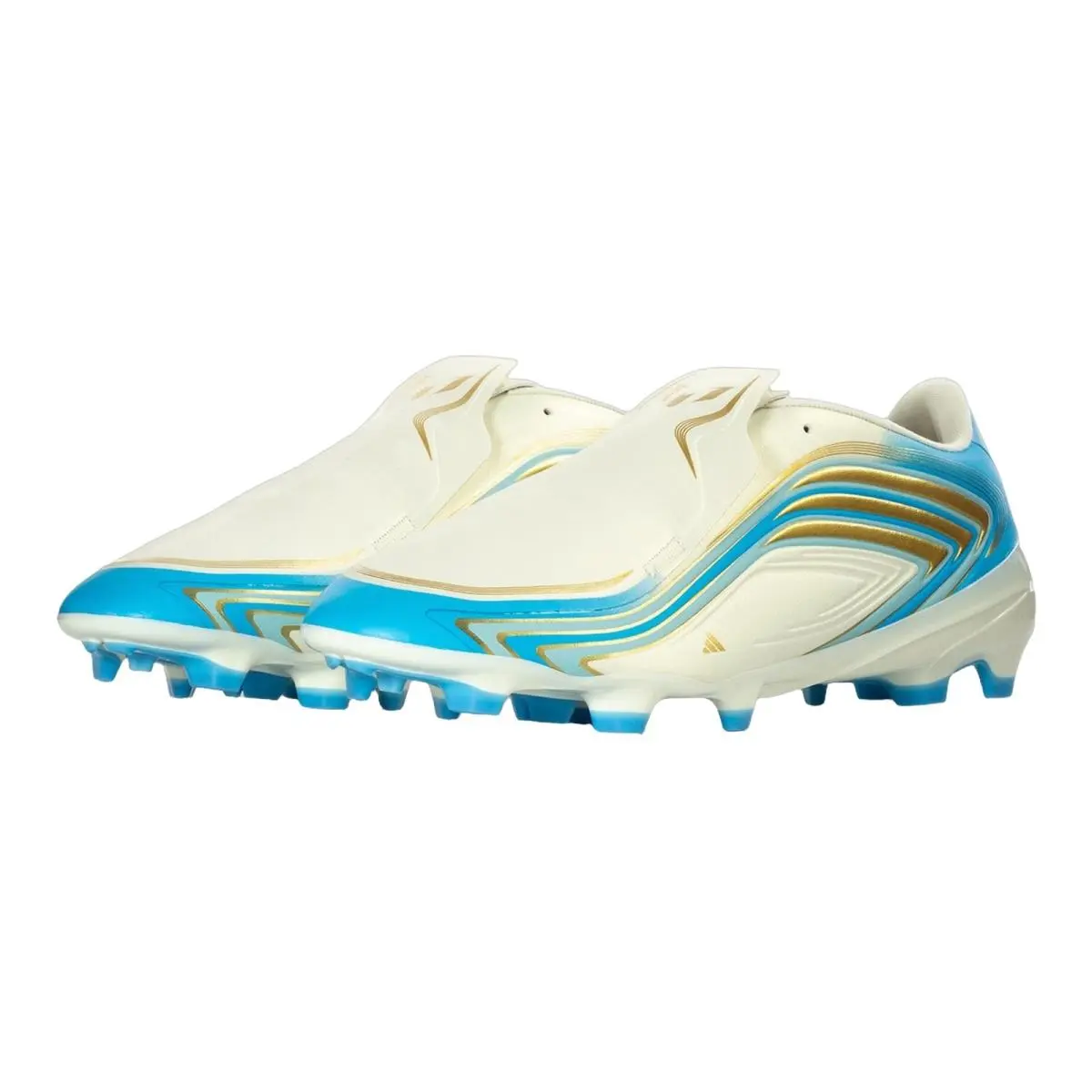 Adidas shoes - ADIDAS F50 League Low FG Messi - Gold/White/Black 10