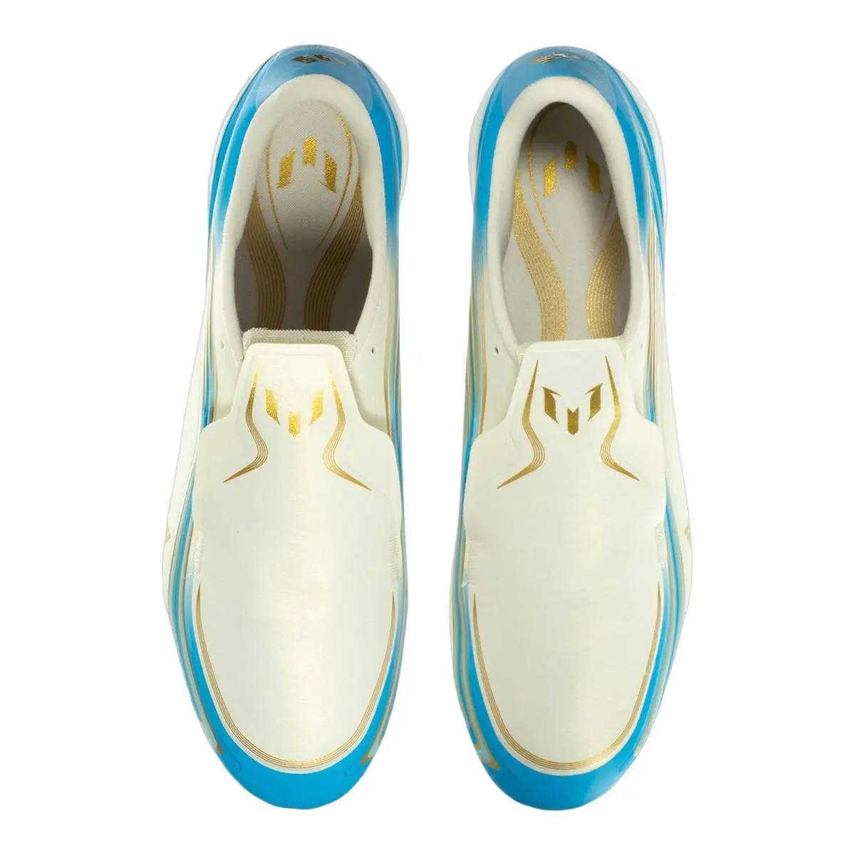 Adidas shoes - ADIDAS F50 League Low FG Messi - Gold/White/Black 11
