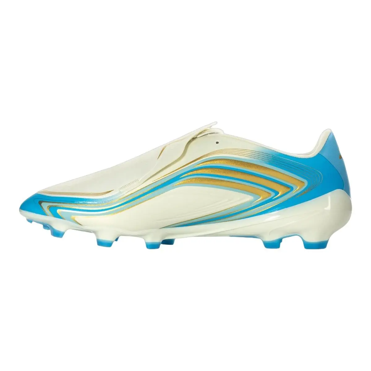 Adidas shoes - ADIDAS F50 League Low FG Messi - Gold/White/Black 13