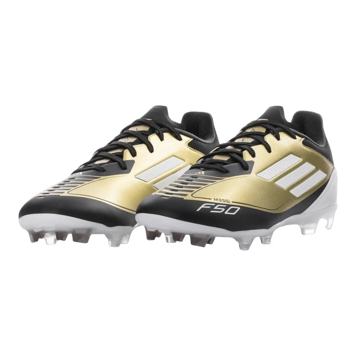Adidas shoes - ADIDAS F50 League Low FG Messi - Gold/White/Black 6