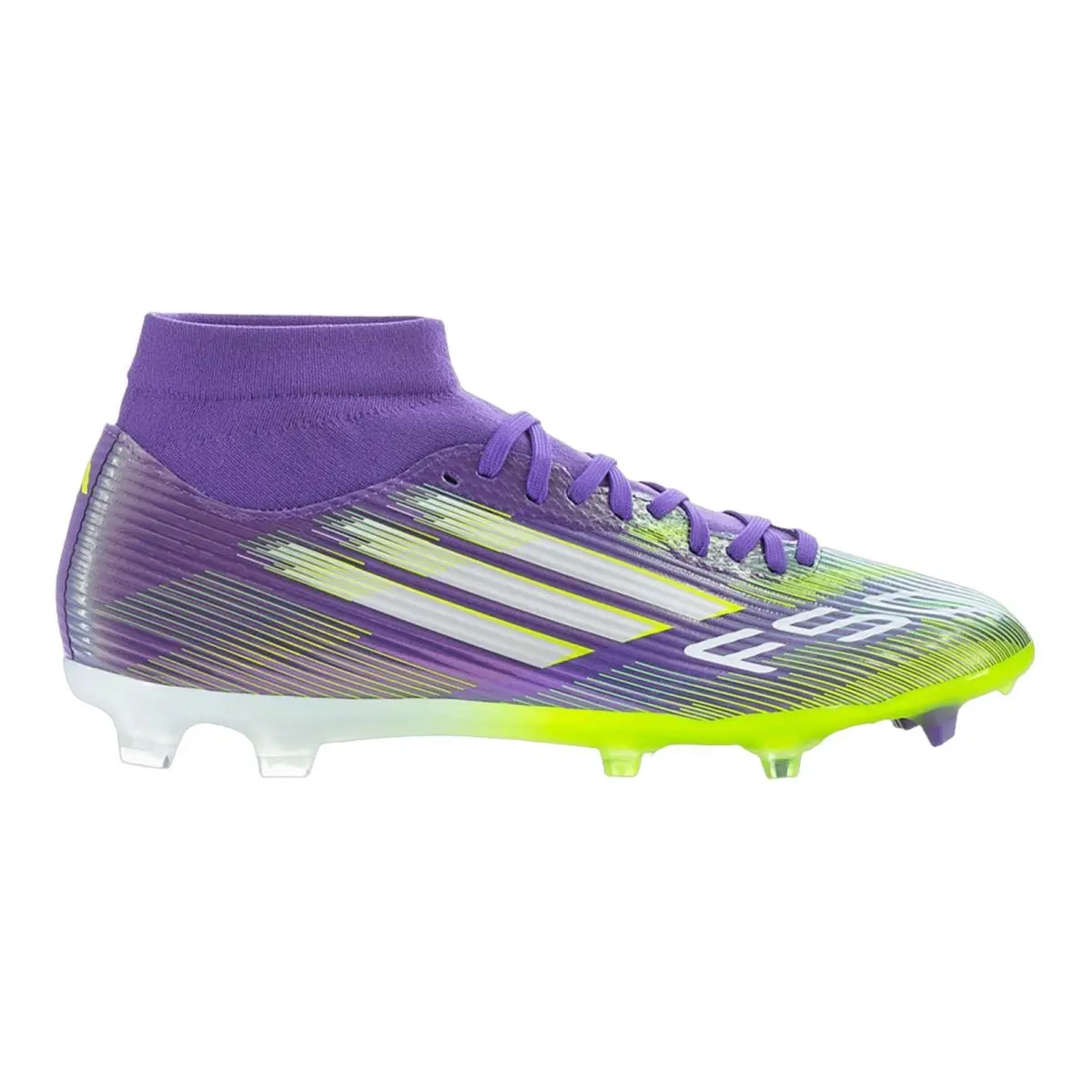 Adidas F50 League Mid Fgxmg Men 8-14 Lace Up Shoe Purple Rush White Lucid JI0886
