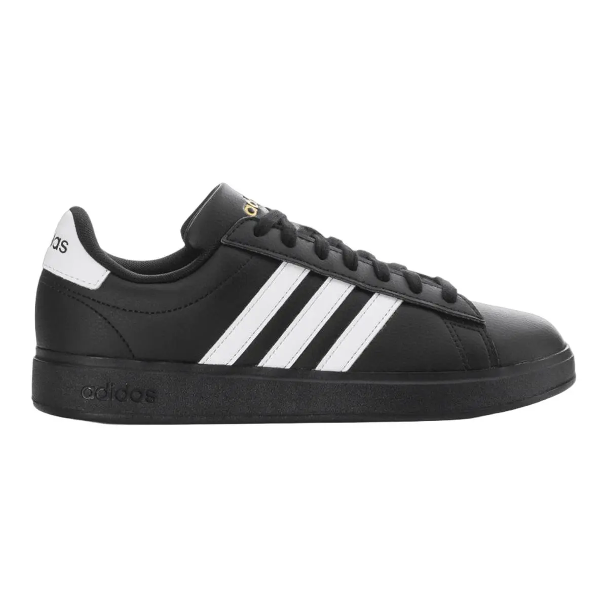 Adidas Grand Court 2.0 Women 5-11 Lace Up Shoe Core Black Footwear White JH7243