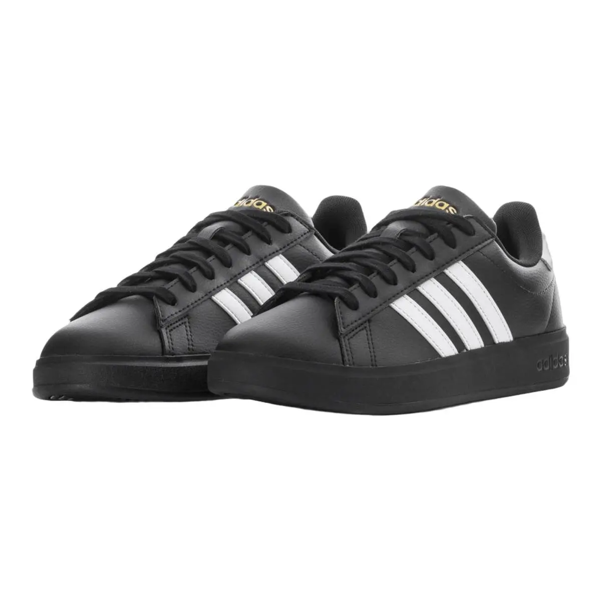 Adidas shoes - Grand Court 2.0 - Grand Court - JH7243 - Core Black/Footwear White/Gold Metallic 7