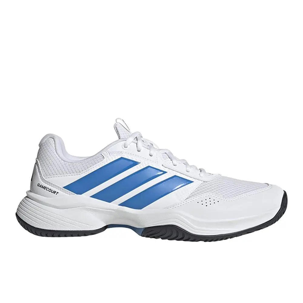 Adidas Gamecourt 3 All Court Tennis Mens White Sneakers Athletic Shoes SB1158-K