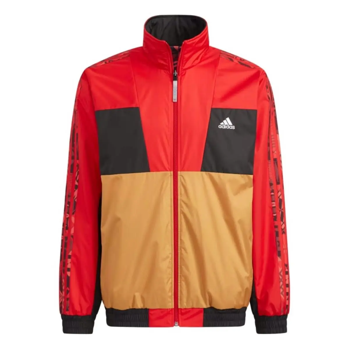 Adidas Men`s Chinese Year Reversible Woven Jacket Scarlet