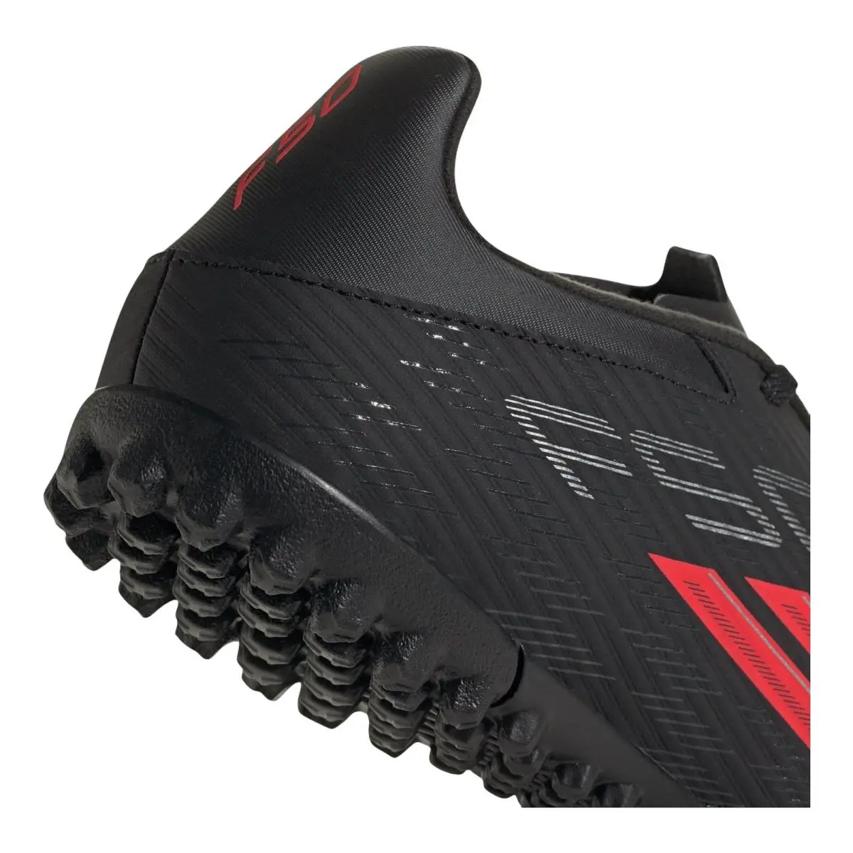 Adidas shoes - ADIDAS F50 Club TF - Club - JR9052 KJ3408 - Black/Iron Met/Lucid Red 6