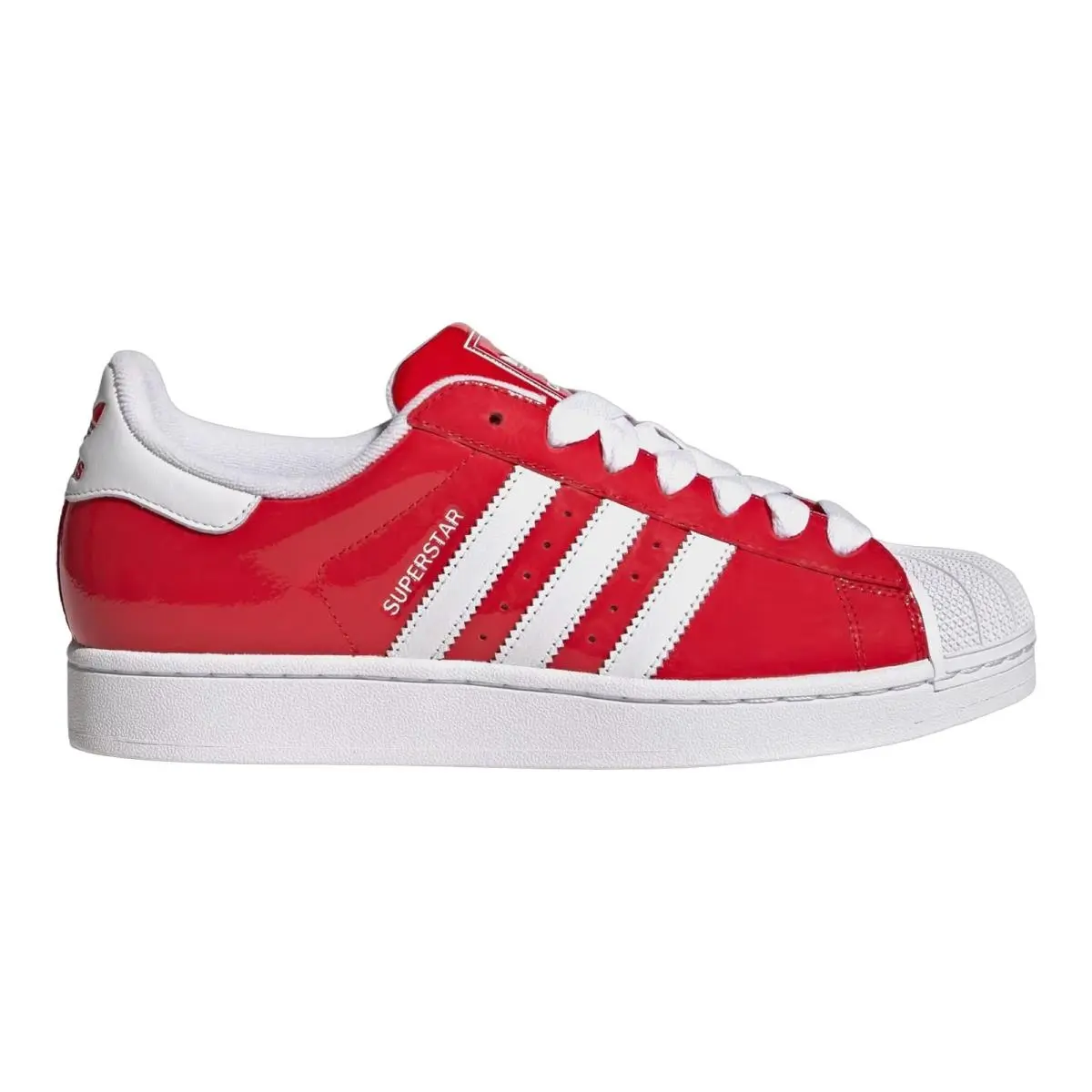 Superstar II Sportswear OG Casual Sneakers Mens Size 8-14 Better Scarlet/Cloud White/Better Scarlet by Adidas