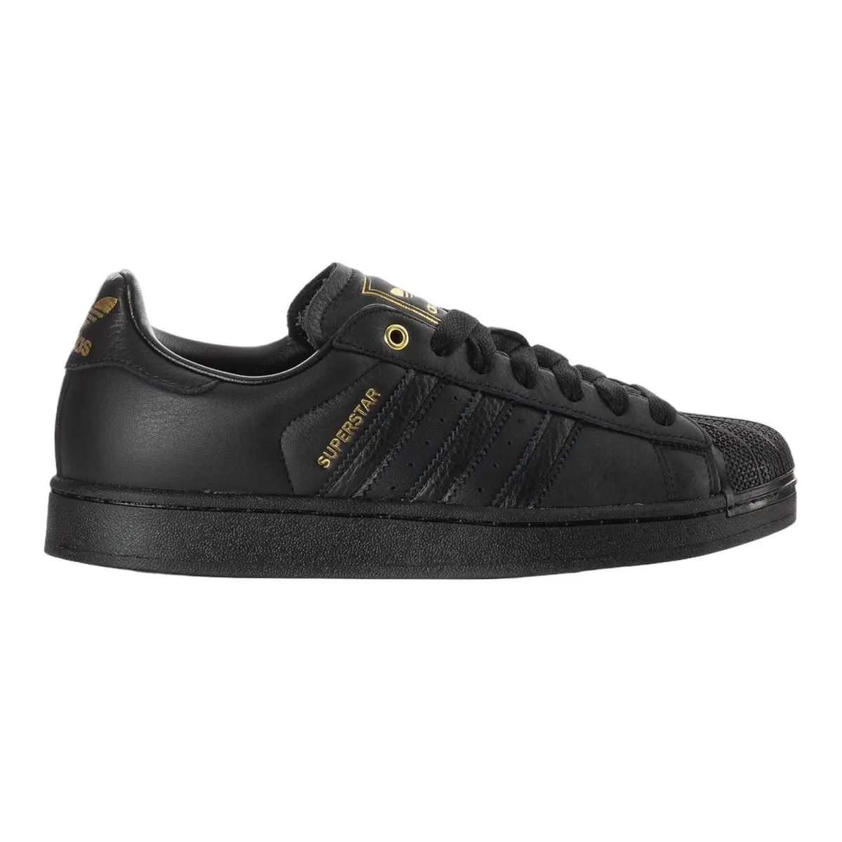 Superstar II Sportswear OG Casual Sneakers Mens Size 8-14 Black/Gold by Adidas