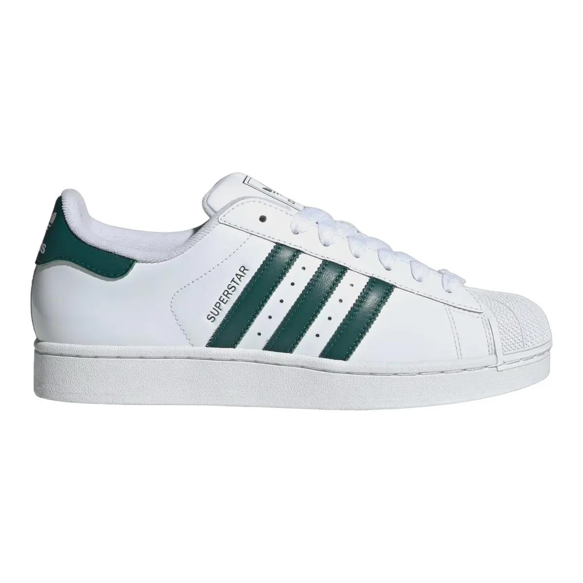 Superstar II Sportswear OG Casual Sneakers Mens Size 8-14 Cloud White/Collegiate Green/White by Adidas
