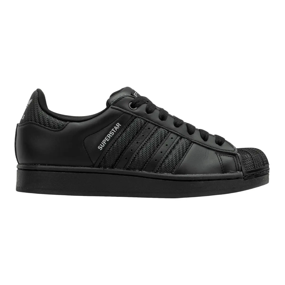 Superstar II Sportswear OG Casual Sneakers Mens Size 8-14 Core Black/Core Black/Core Black (JQ6344) by Adidas