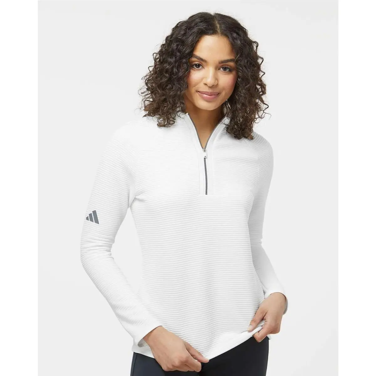 Adidas clothing - Black, Collegiate Navy, White, Grey Five, Zip Pullover: Black 0
