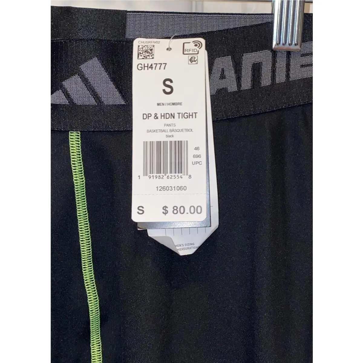 Adidas clothing - ADIDAS Daniel Patrick James Harden Long Basketball Tights - GH4777 - Black 6