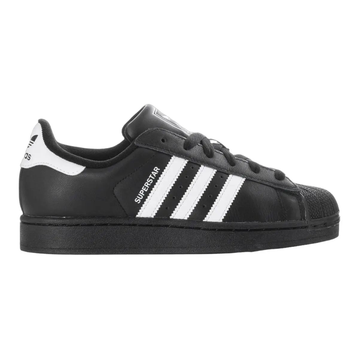 Superstar II Streetwear Lifestyle Trainers Sneakers Womens Size 5-11 Core Black/Cloud White/Core Black by Adidas