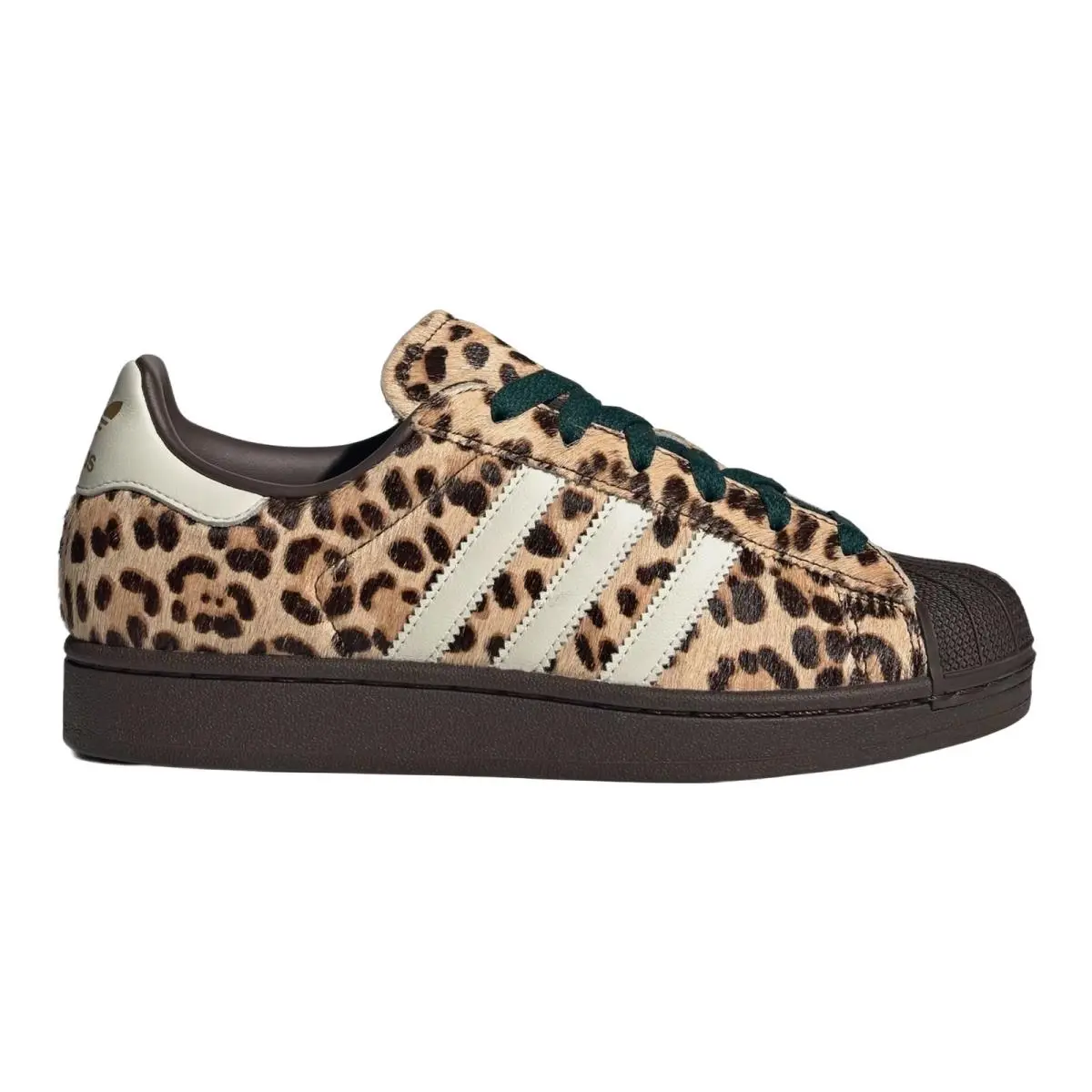 Superstar II Streetwear Lifestyle Trainers Sneakers Womens Size 5-11 Dark Brown/Ivory/Gold Metallic by Adidas