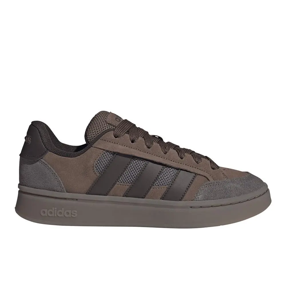 Adidas Grand Court Alpha Mens Brown Sneakers Athletic Shoes HQ7368