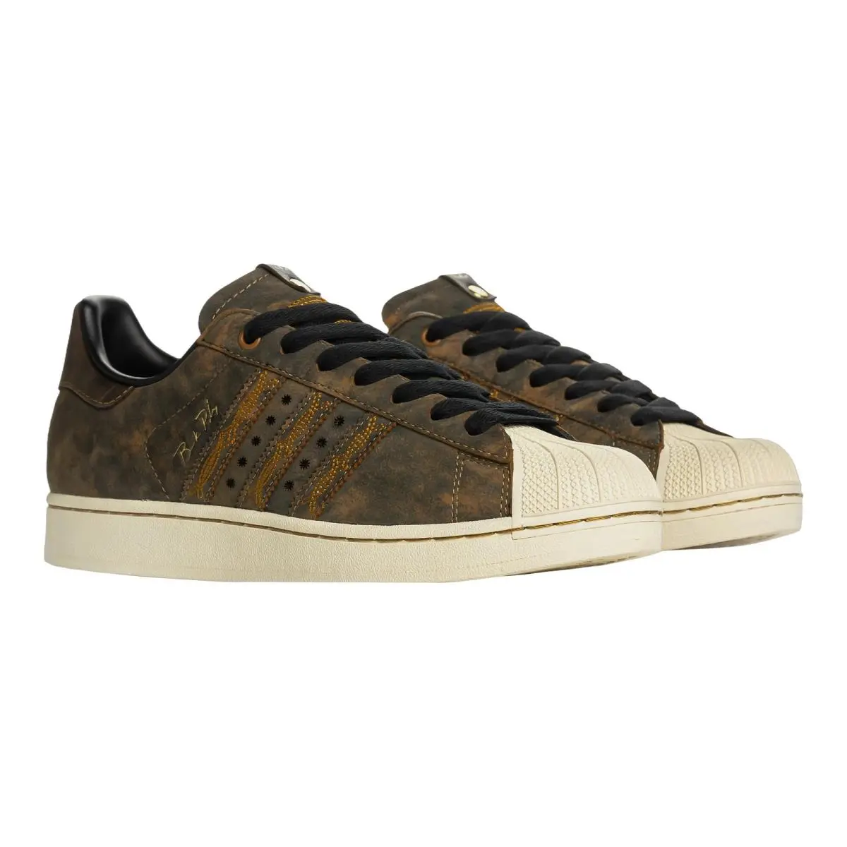 Adidas shoes - Superstar Ii - Superstar - White/Green/Beige 12