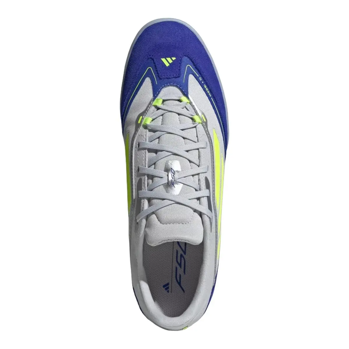 Adidas shoes - ADIDAS F50 Freestyle Messi - Freestyle Messi - JH8830 JH8831 - Silver Metallic/Solar Yellow/Lucid Blue 2
