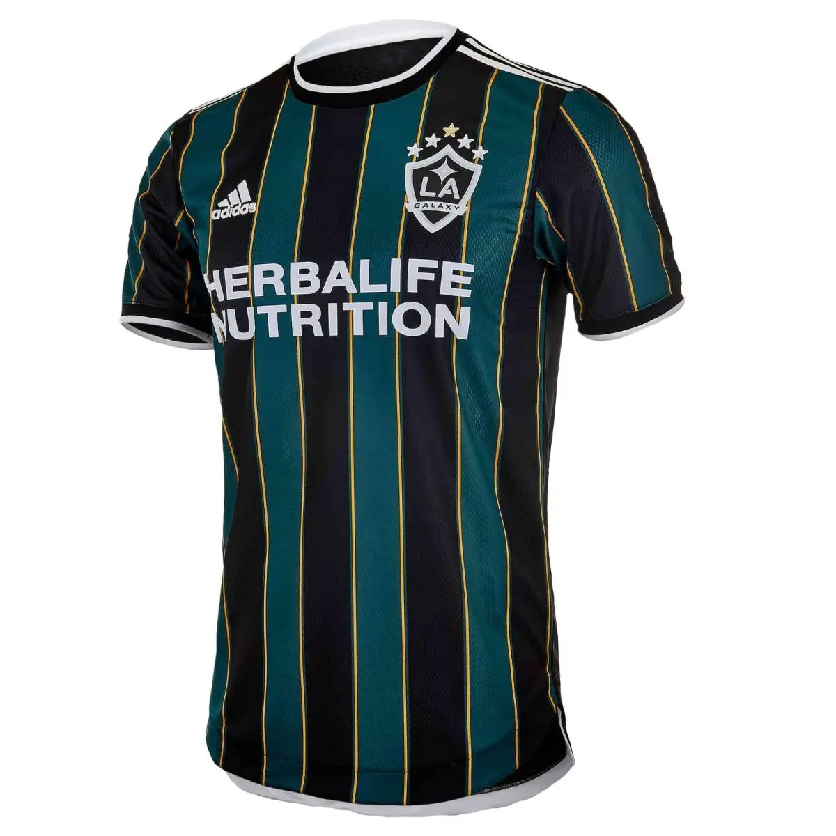 Adidas Mens Los Angeles Galaxy Lag A Jsy Au Short Sleeve Jersey Mls