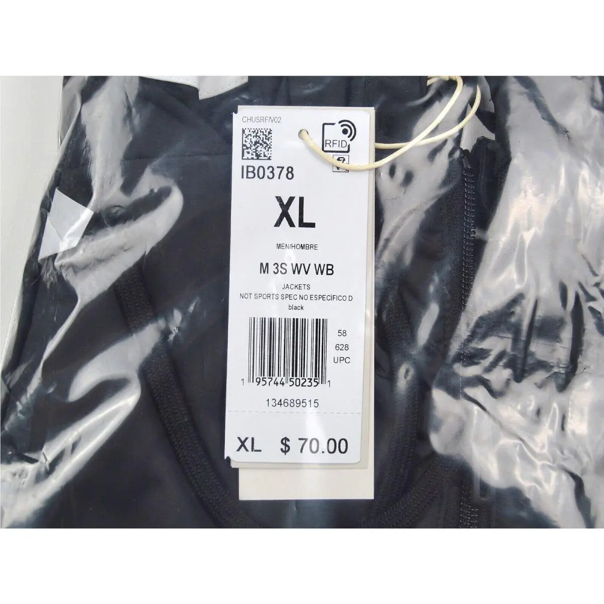 Adidas clothing - Adidas Woven 3-Stripes Windbreaker - Woven Windbreaker - IB0378 - Black 4