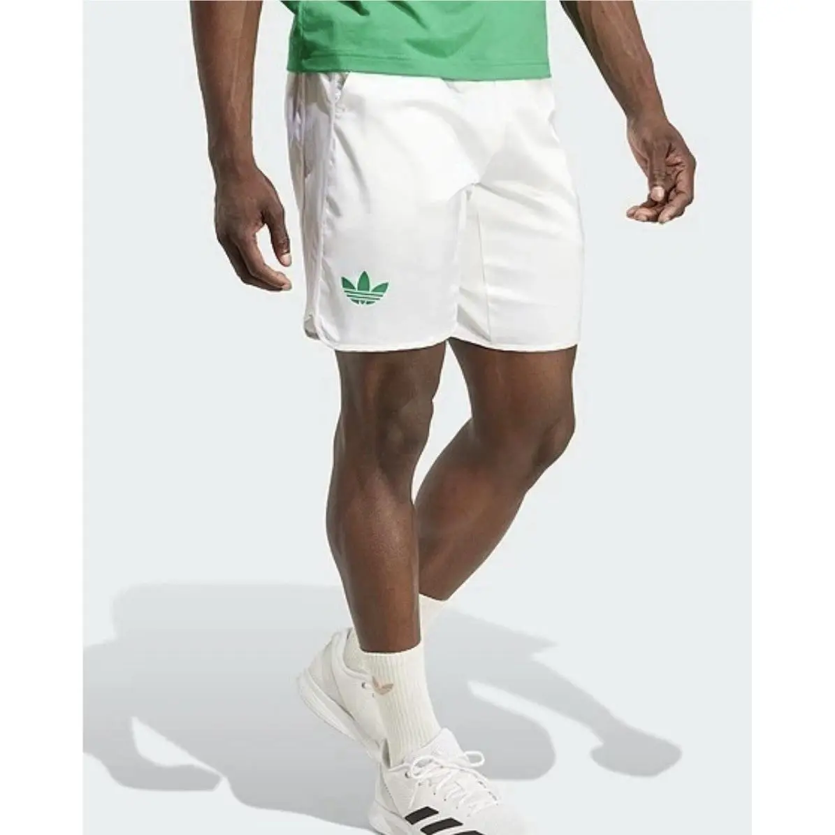 Adidas Men’s Sz M 9” Originals Tennis Climacool White/green Ergo Shorts JN0781