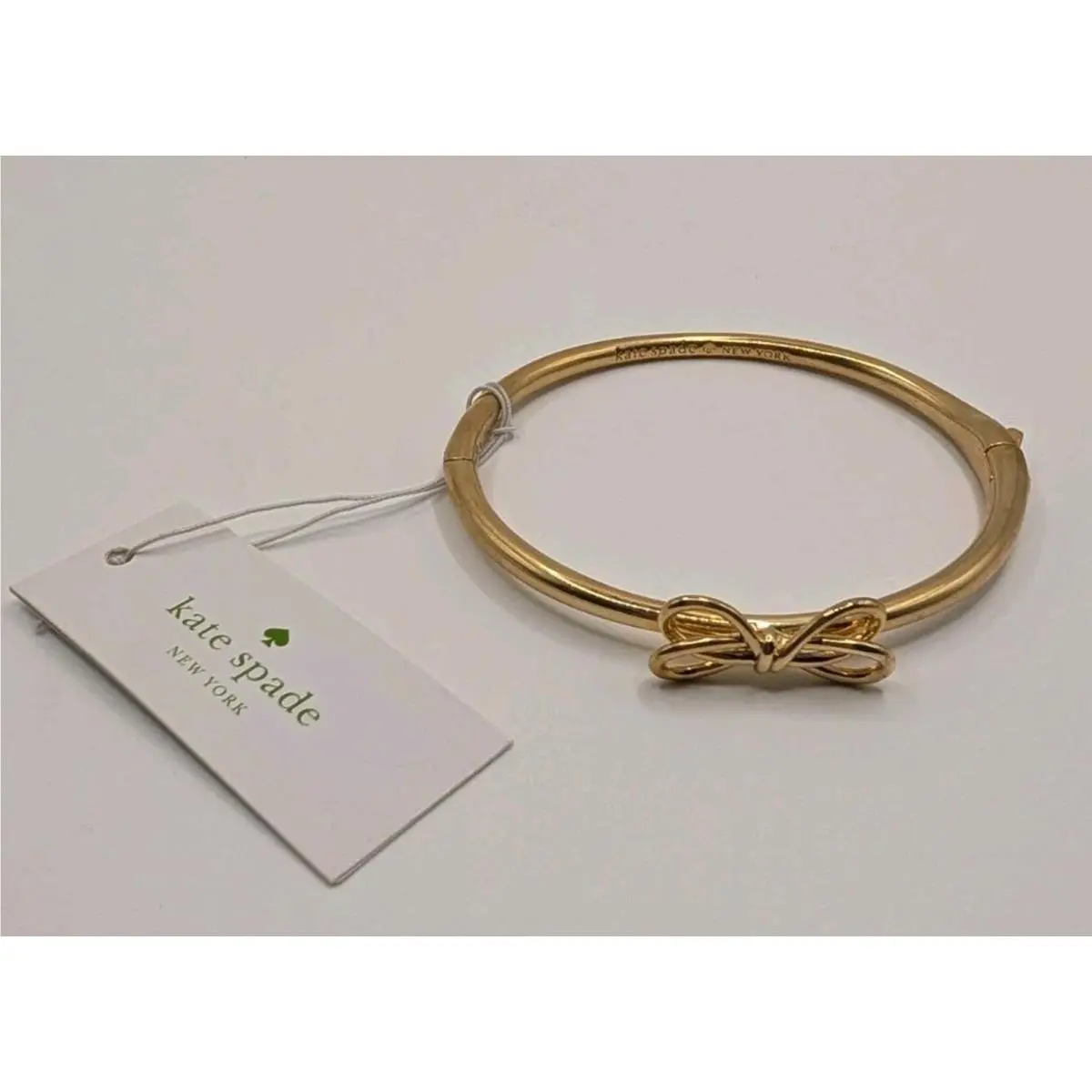 Kate Spade New York Gold Bow Meets Girl Pave Bangle Bracelet