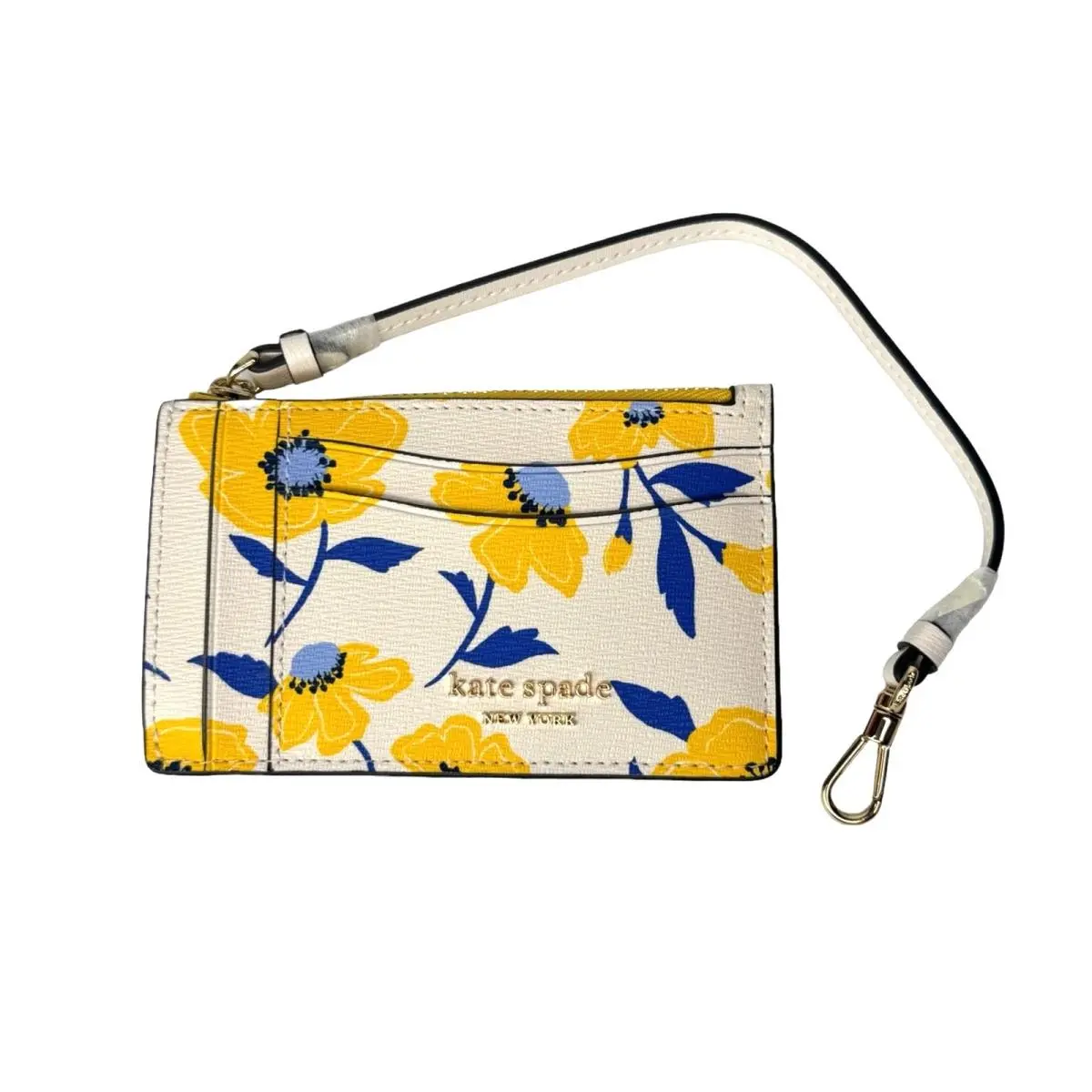 Kate Spade Morgan Sunshine Floral Printed Card Case Wristlet