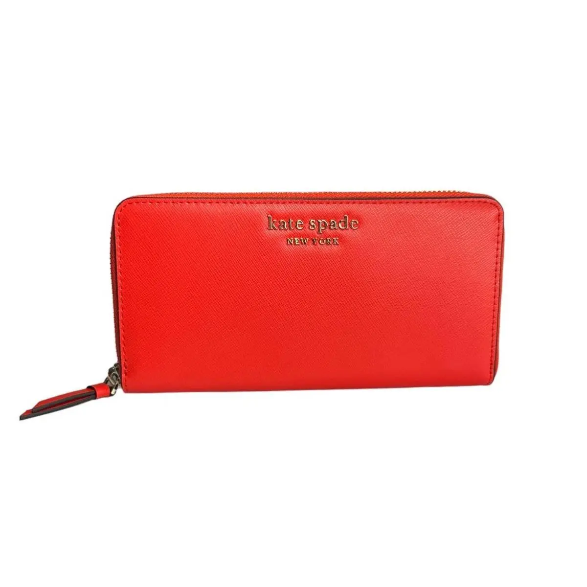 Kate Spade Cameron Large Leather Continental Wallet in Gazpacho