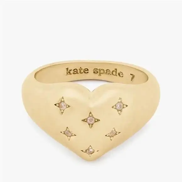 My Precious Heart Signet Ring. Size 7 Retail by Kate Spade