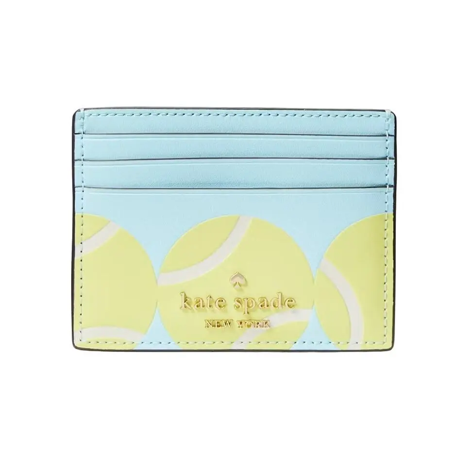 Kate Spade Grand Slam Tennis Small Slim Card Holder