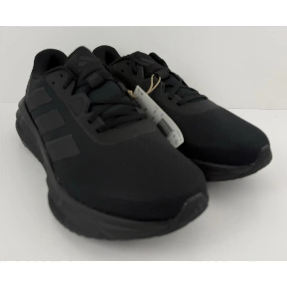 Adidas Galaxy 7 Running Shoes Men`s Size 10 Triple Black Cloudfoam ID8757
