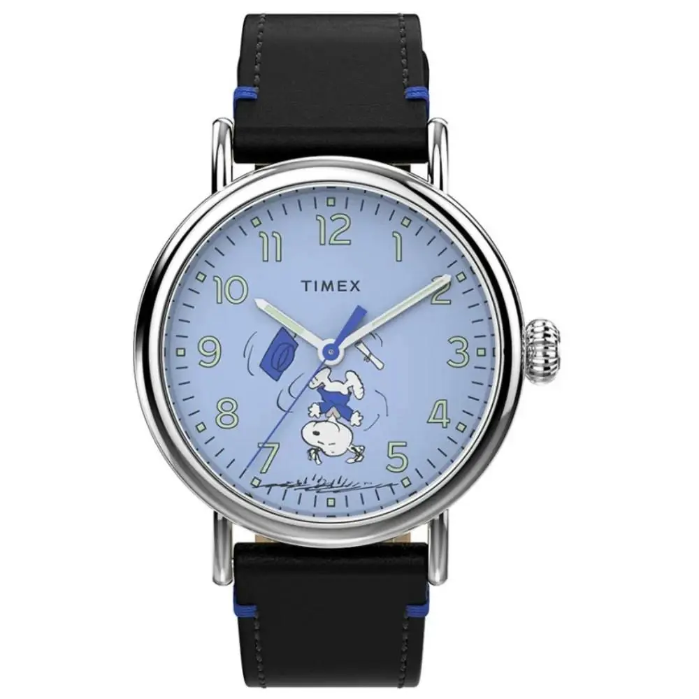 Timex Men`s Watch x Peanuts Snoopy Graduation Leather Band TW2V60300