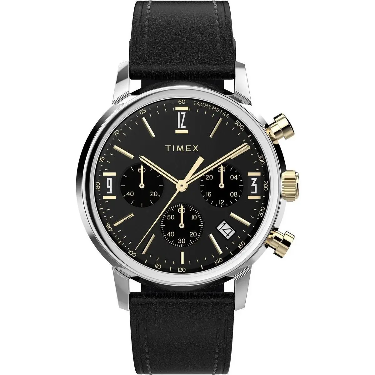 Marlin Chronograph Black Men`s Watch TW2W51500 by Timex