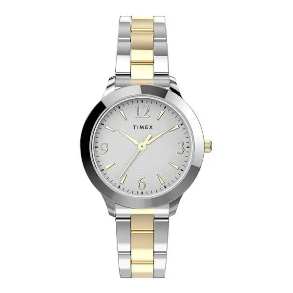 TW2V35900 Women`s Watch Gold/silver Toned Stainless Steel Band Case by Timex
