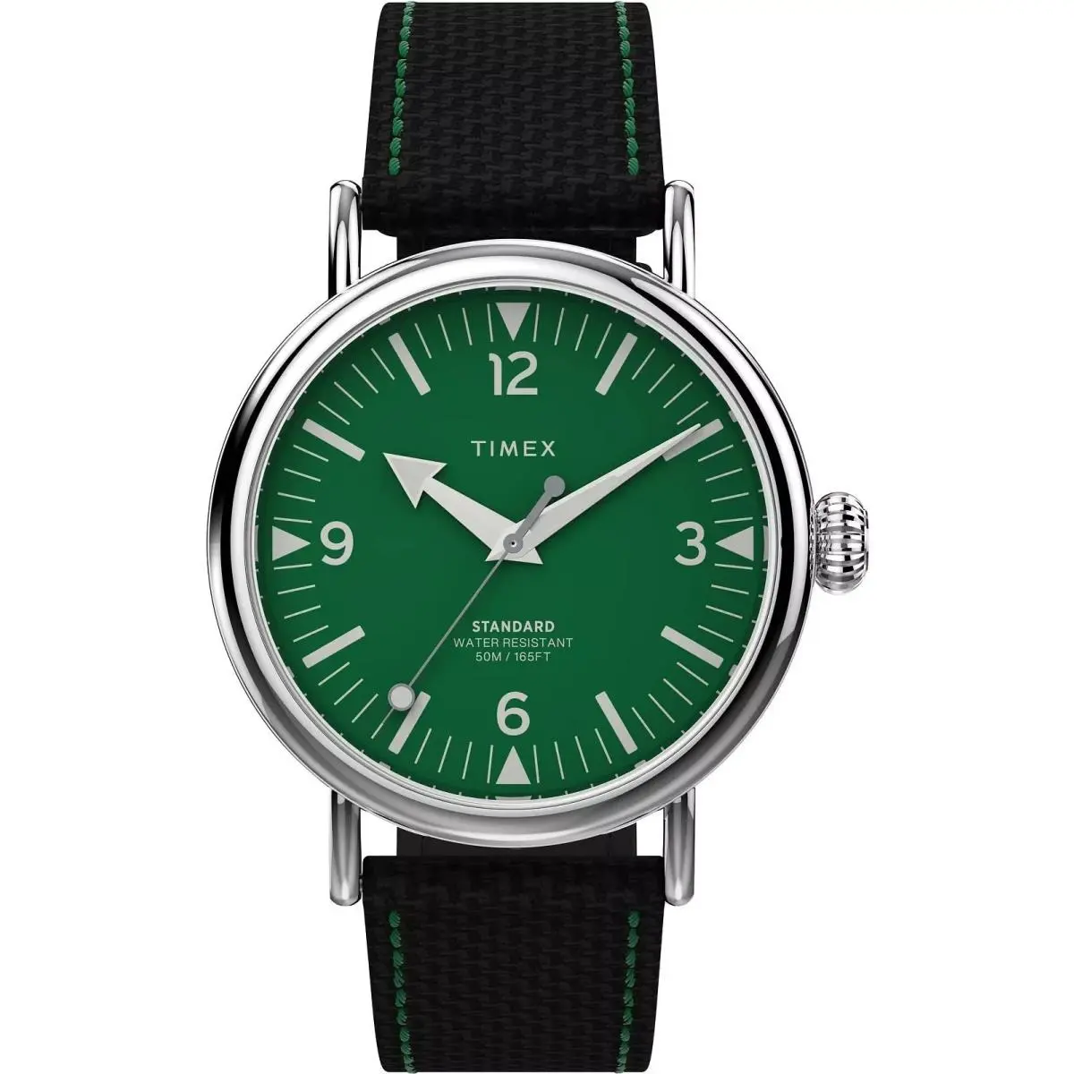 Timex Standard Quartz Green Dial Men`s Watch TW2V44200