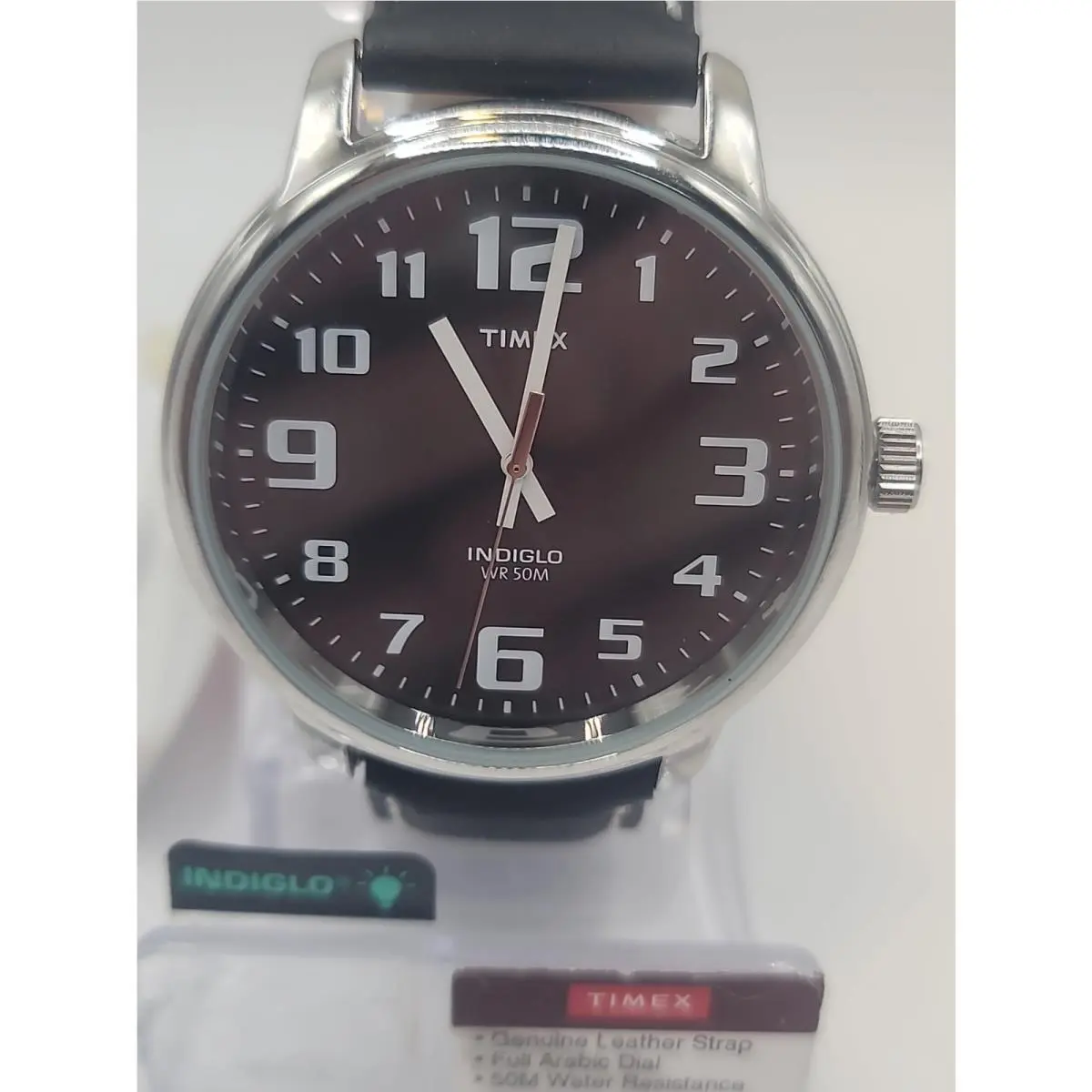 Indiglo Men’s Watch T28071 Oversized Easy Reader. Htf by Timex