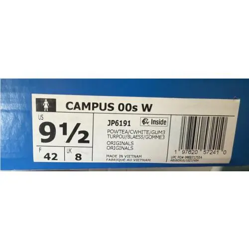 Adidas shoes - adidas Campus 00s - Campus - Teal/White (UPC: 0197620572410) 3