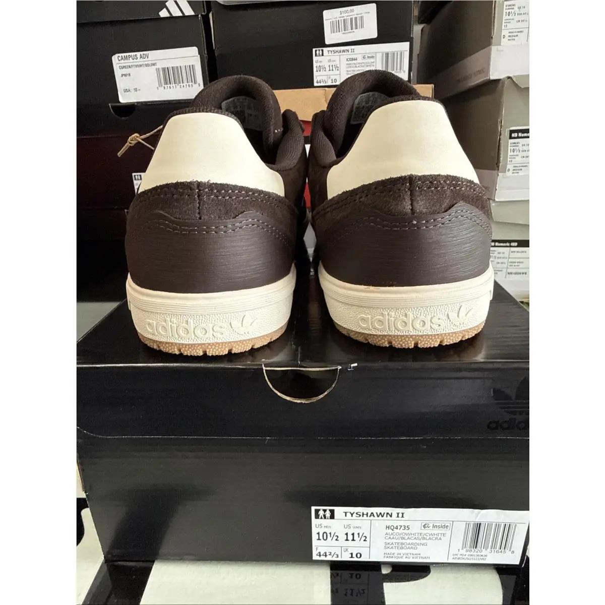 Adidas shoes - adidas Tyshawn - Tyshawn - HQ4735 - Brown 2