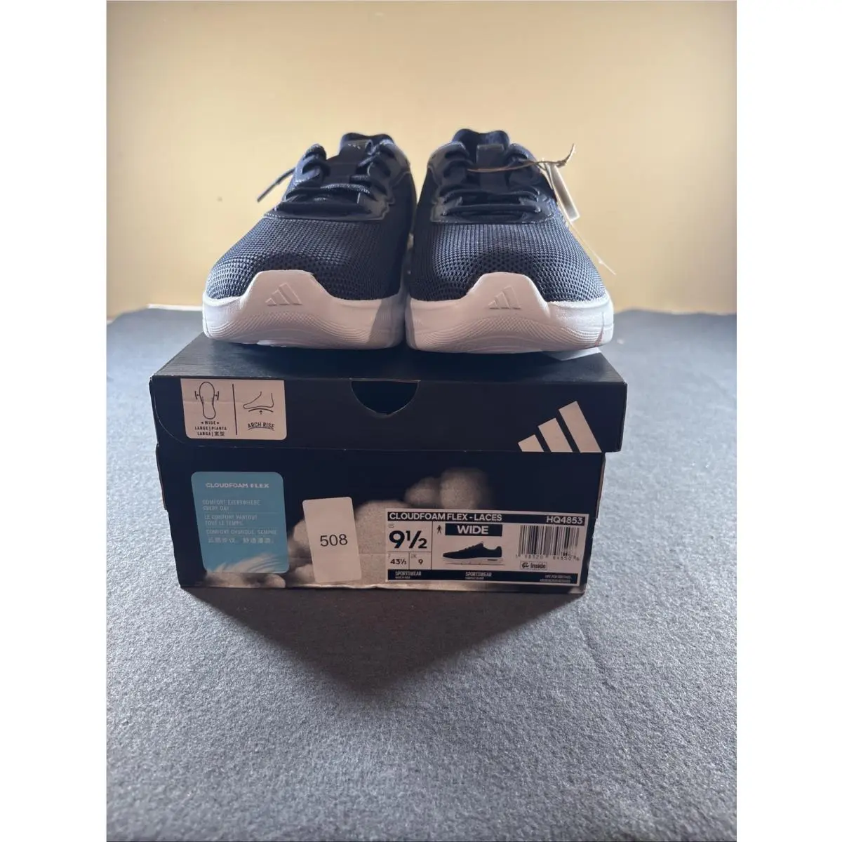 Adidas shoes - adidas Cloudfoam Flex - Cloudfoam Flex - HQ4853 - Blue, White, Black 3