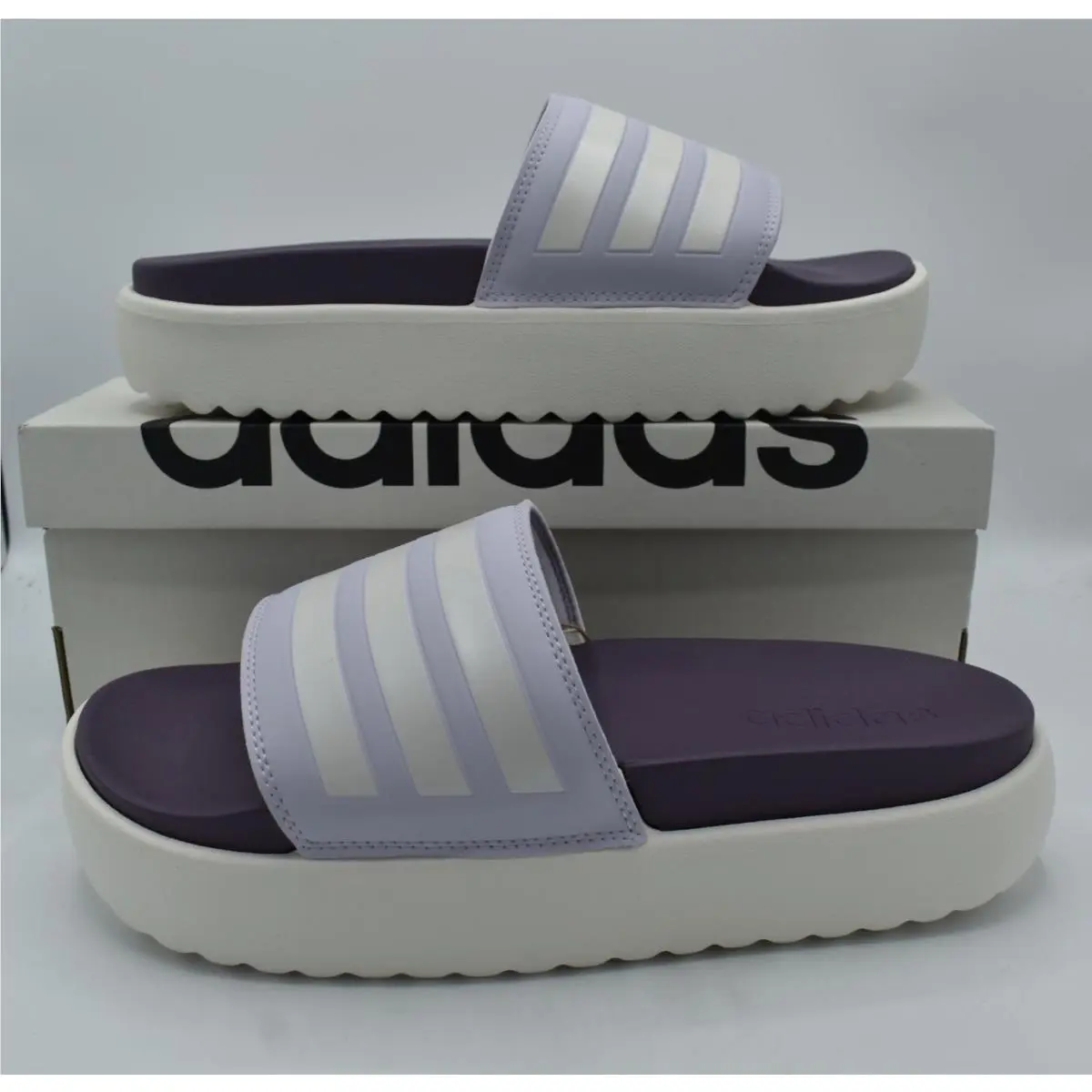 Adidas shoes - adidas Adilette - Adilette - White (UPC: 196472014215) 2