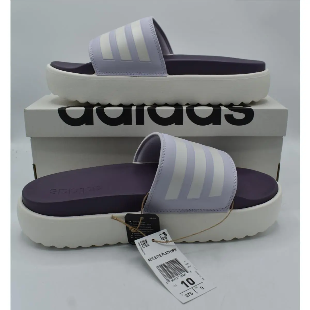 Adidas shoes - adidas Adilette - Adilette - White (UPC: 196472014215) 3