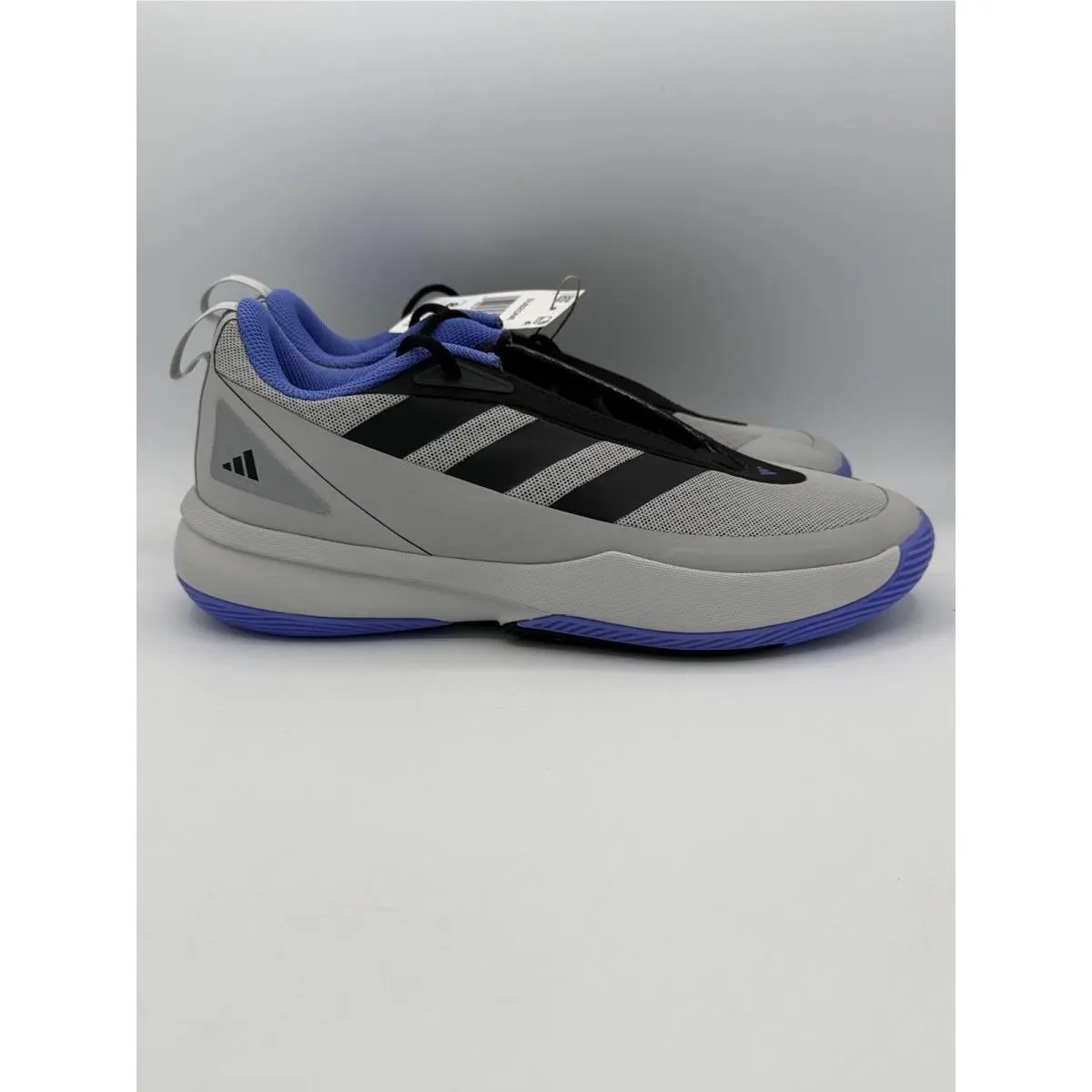 Adidas Subzone Basketball Shoes Mens 8 Grey Black Blue IH8559 Low Top Sneakers