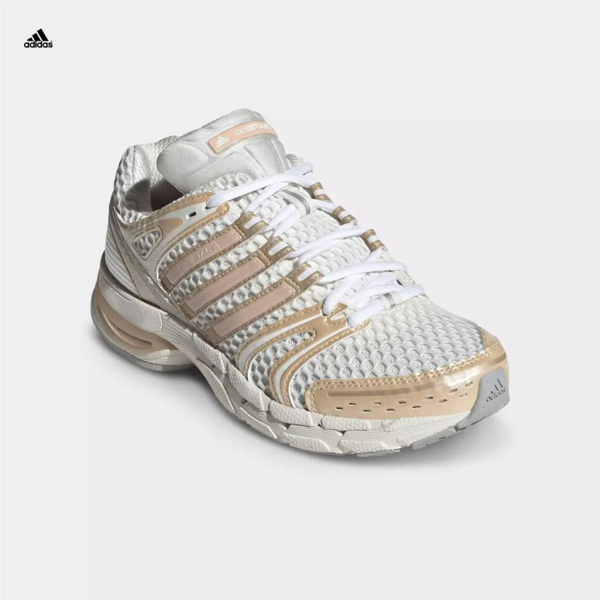 Adidas Adistar Control 5 Off White Blush Pink Grey IH1799 Women`s Size 8