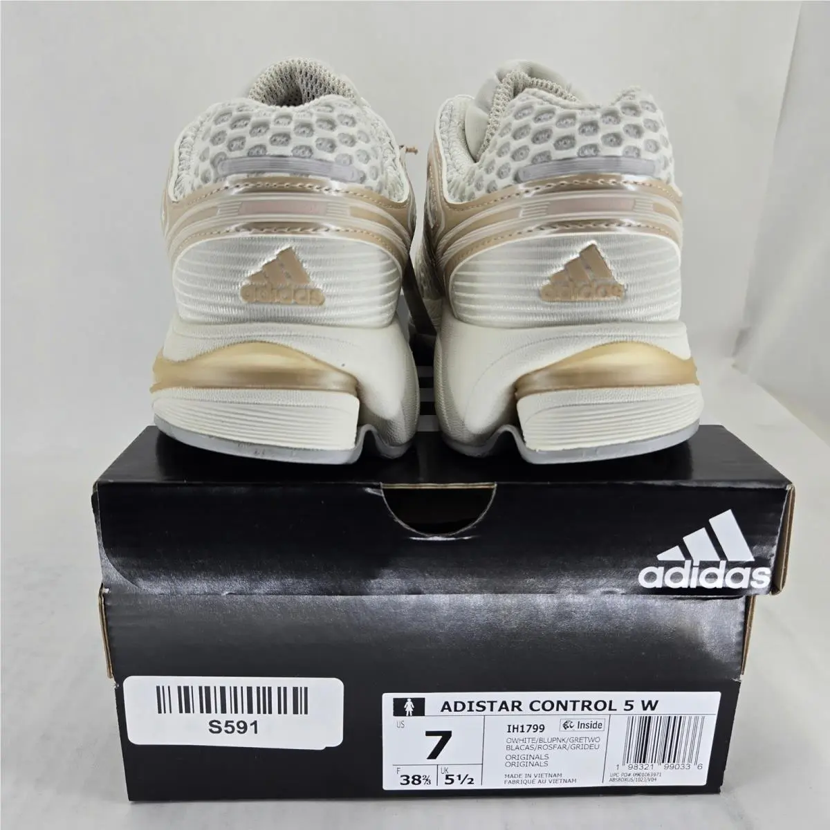 Adidas shoes - Adistar Control 5 W - Adistar Control - IH1799 - Ivory 3