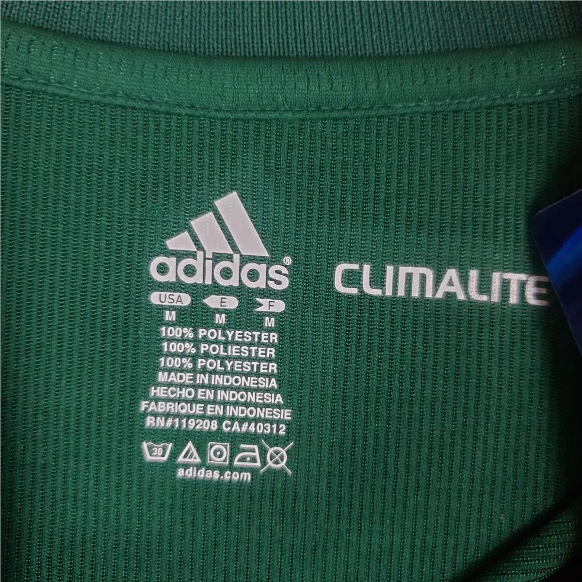 Adidas clothing - short sleeve performance golf tennis casual UV Protection breathable button up front down mens size wicking stretchy adidas trefoil collar notre dame south bend fighting irish ND - Green 9