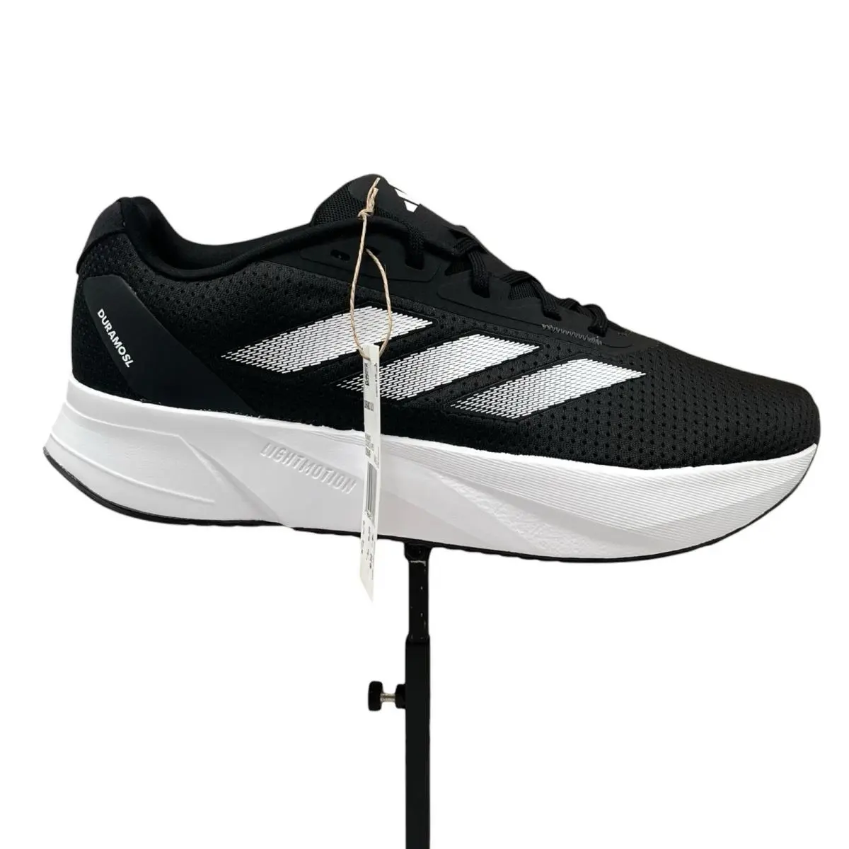 Duramo SL Mens Running Shoe Size 9.5 Black White Athletic Comfort Sneaker by Adidas