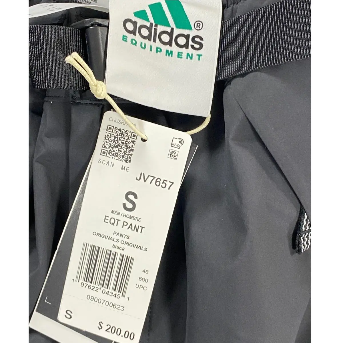 Adidas clothing - EQT Pant - EQT Pant - JV7657 - Black 1