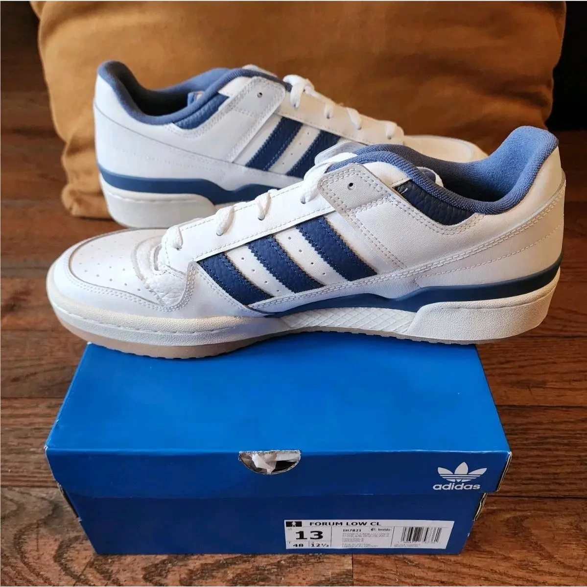 Adidas shoes - adidas Forum Low - Forum Low - IH7811 - Cloud White/Crew Blue 4